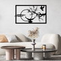 Wallity Accesorio Decorativo de Pared de Metal Negro
